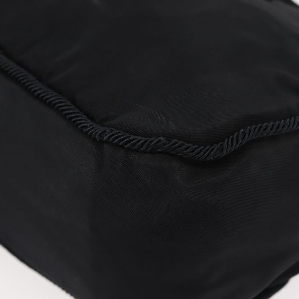 PRADA Beads Tote Bag Nylon Black Silver Auth bs30073 - Picture 14 of 16